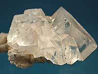 Colorless fluorite from Le Pourtalet (Pyrennees).Collection Etienne Guillou