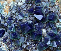 Rogerley fluorite under sunlight