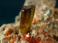 Specimen mineralogique  recollé