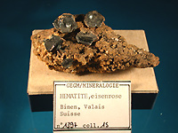 hematite of Binen Valais-Suisse