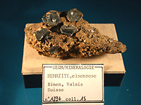 hématite de Binen -Valais-Suisse