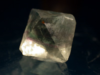 Octahedron of chinese fluorite