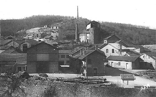 Peyrebrune - Installations de la mine